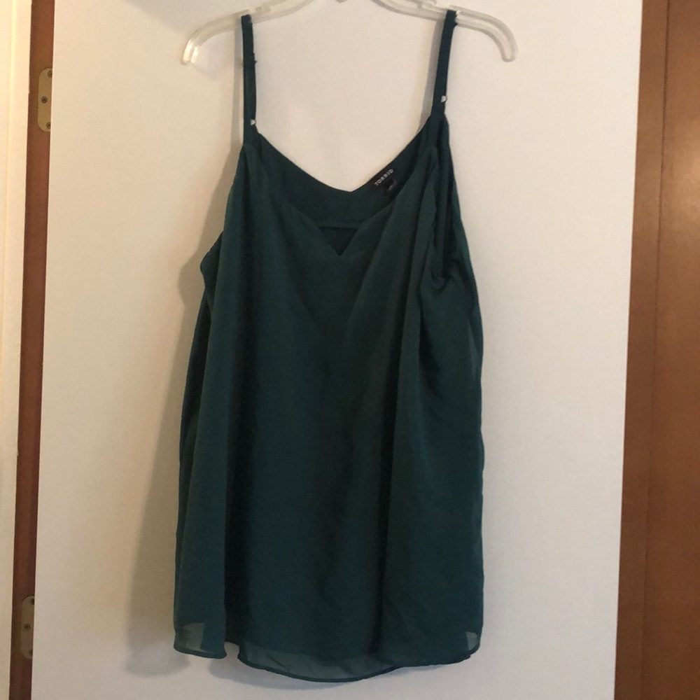 Emerald Green Flowy Torrid Tank Top